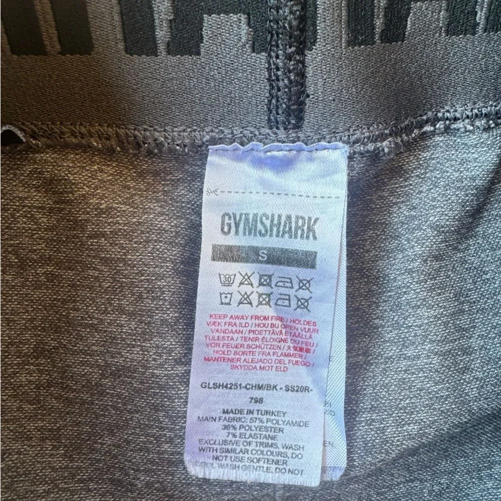 Gymshark Seamless Heather Grey Shorts Size Small